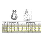KINGSPADE Clevis Grab_Slip Hook With Latch - 3_8_ Inches (1 No.) (3)