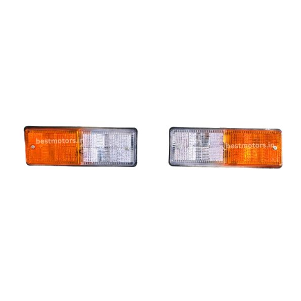 KINGSPADE Front Fender Turn Signal Parking Light Side Indicator for Jeep Mahindra Pickup Thar Mm 540 Mm 550 Major - Set of 2