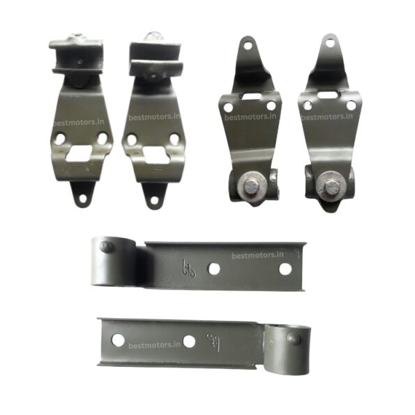 Willys Jeep Hood Bracket Set Original with F Mark