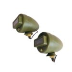Blackout Cat Eye Marker Parking Light For Military Willys Jeep Nissan (Pair)
