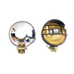 Universal Neolite Halogen High Power Rally Driving Lamp Yellow Glass Lens Bulb for Mahindra Thar, Gypsy, Tractor, SUVs, Mm550, 540, Car - Set of 2 (2)