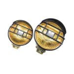 Universal Neolite Halogen High Power Rally Driving Lamp Yellow Glass Lens Bulb for Mahindra Thar, Gypsy, Tractor, SUVs, Mm550, 540, Car - Set of 2 (3)