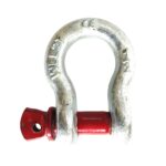 Bow Shackle Screw Pin Type For Lifting Or Load Purpose G6 Grade (2 Ton Capacity)(1 No.)