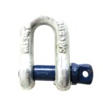 D Shackle Screw Pin Type For Lifting Or Load Purpose G80 G6 Grade (3.25 Ton Capacity)(1 No.)