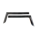 KINGSPADE Window Door Visor Compatible with Mahindra Thar, Jeep Rain Guard Side Wind Deflector (Unbreakable) Door Visor (Set of 2)