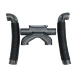 OEM Dash Air Heater Ventilator Duct Hose Side Defroster Pipe for Maruti Gypsy (Set of 3)